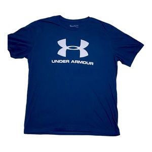 Under Armour Navy Blue HeatGear Loose Short Sleeve Tee Size XXL-SALE!